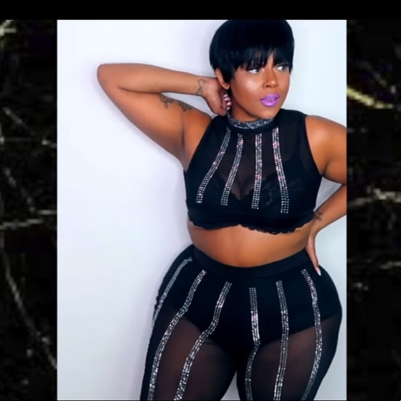 Two piece set rhinestones - Picture 4 of 4